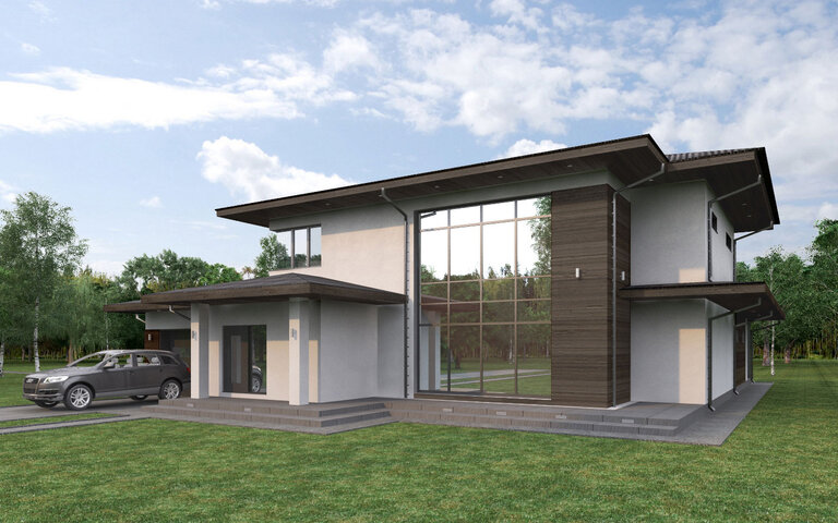 Проект индивидуального дома в Тарасово